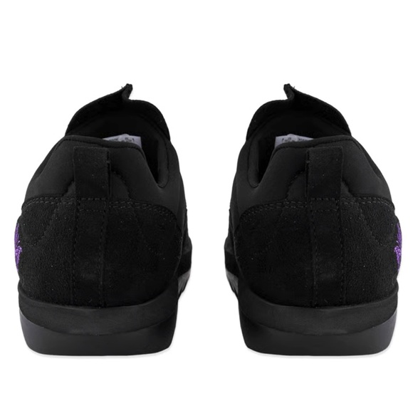 Reebok Beatnik X Needles Black Moccasin with Embroidered Purple Butterfly NWOT - Picture 6 of 15